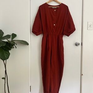 Rachel Comey Holt Jumpsuit in Rust Size 2